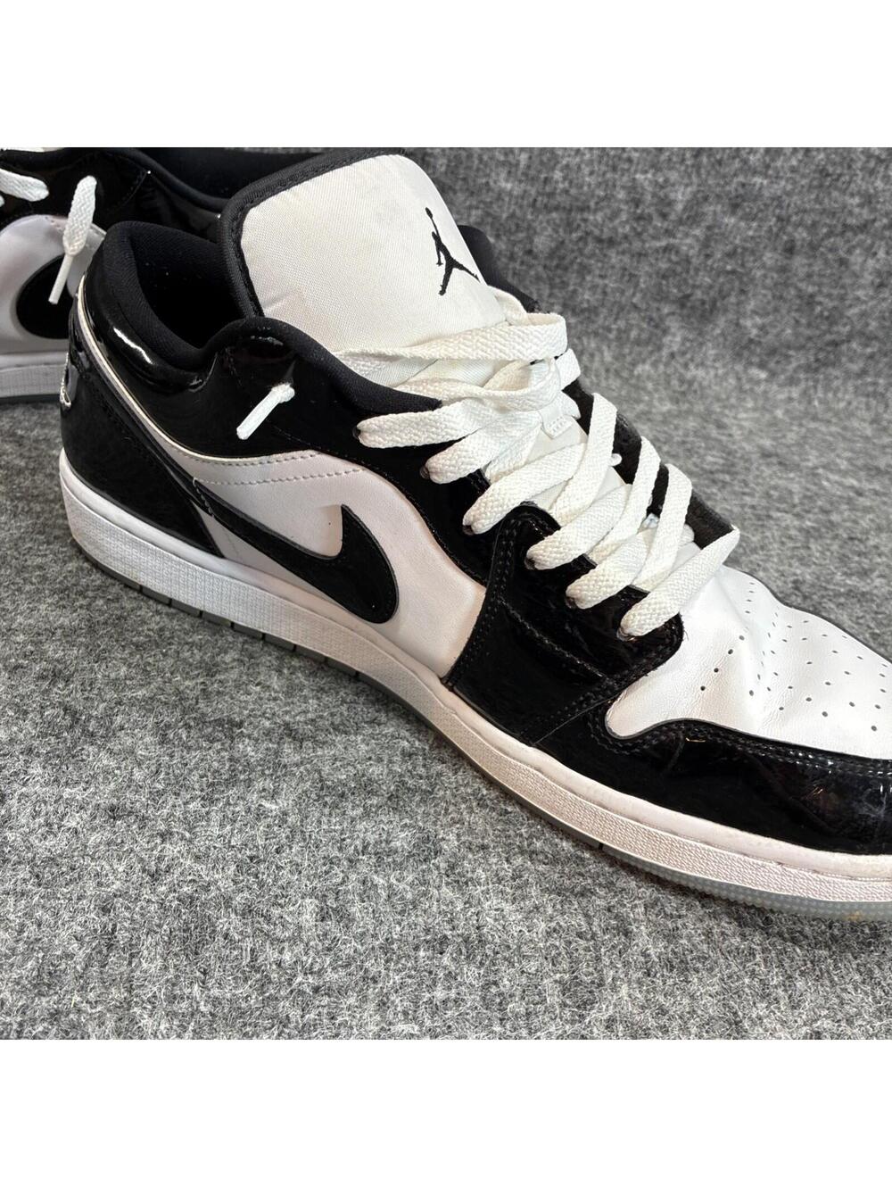 Nike Air Jordan 1 Low SE Sneakers Concord Black White DV1309-100 Men's Size 16 - Picture 4 of 12